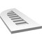 Ekena Millwork Quarter Round Top Left Surface Mount PVC Gable Vent w/ 3-1/2"W x 1"P Standard Frame, 12"W x 28"H GVPQL12X2801SF - alternate 2
